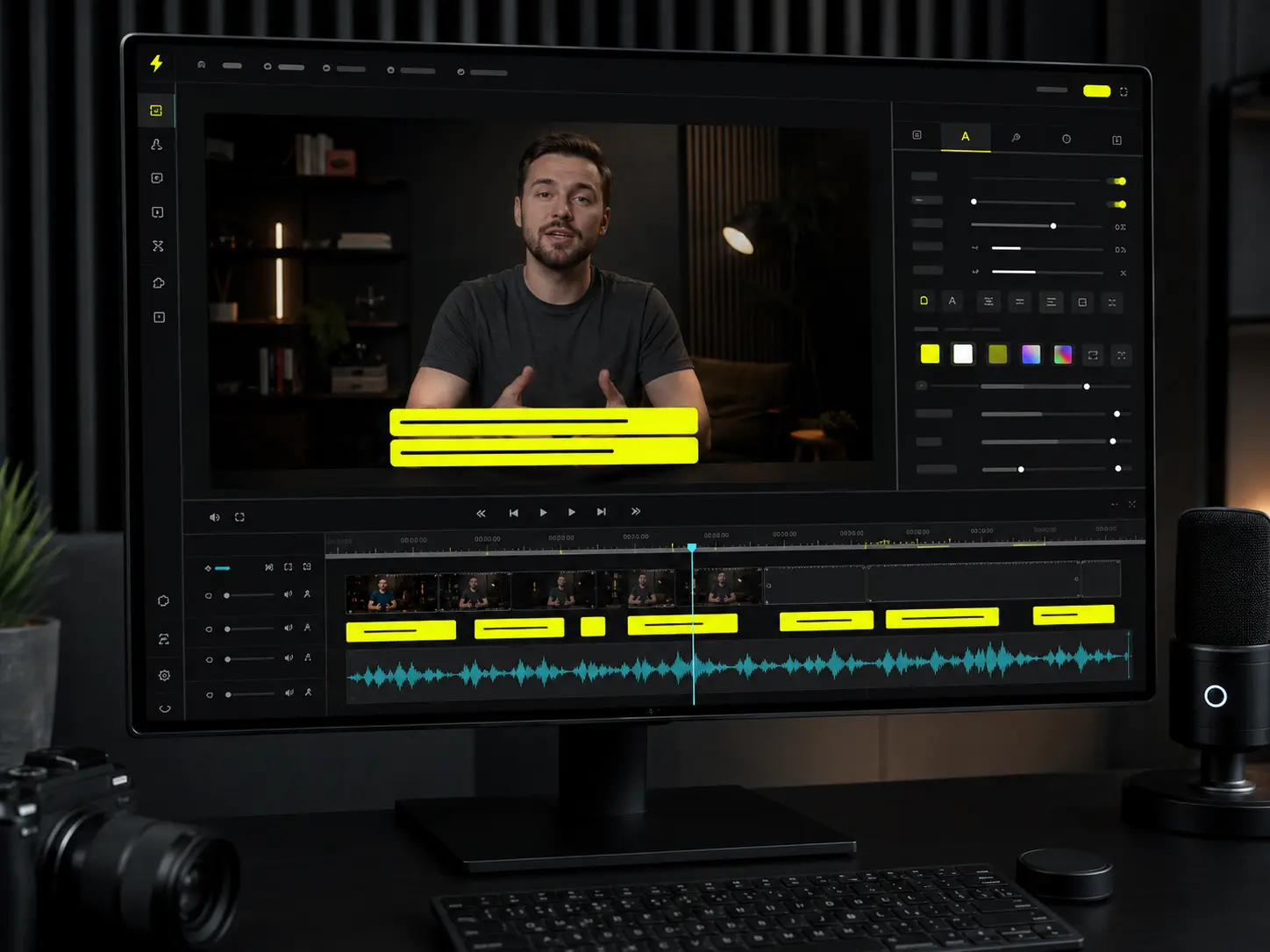 AI Caption — automatically generate styled captions from video speech