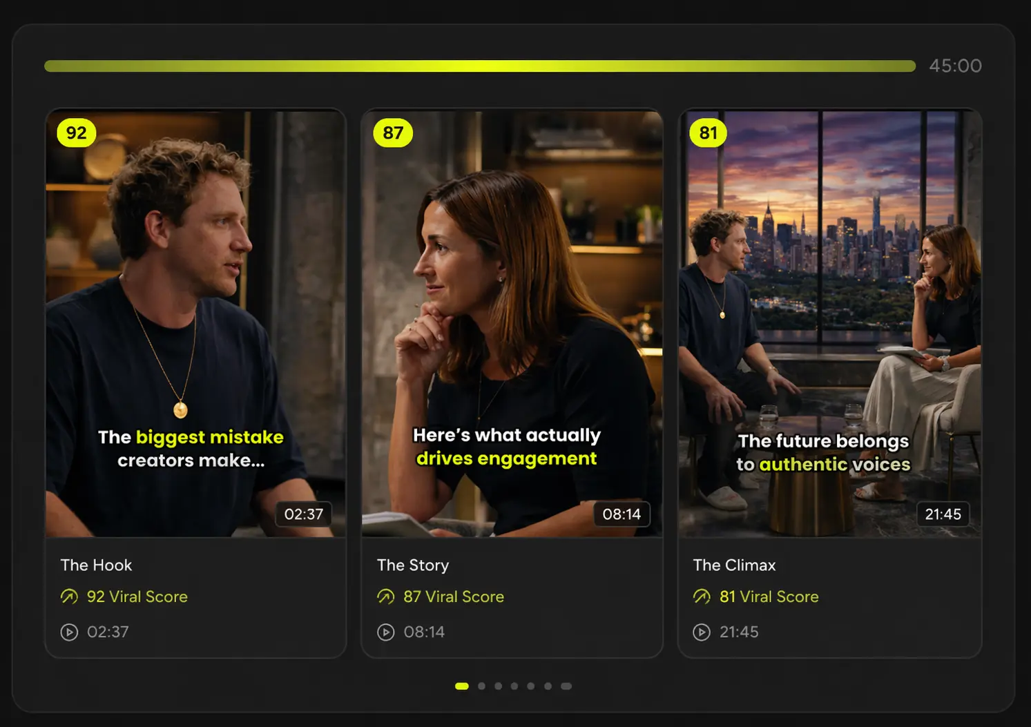 AI Viral Clips — automatically extract top clips from long videos